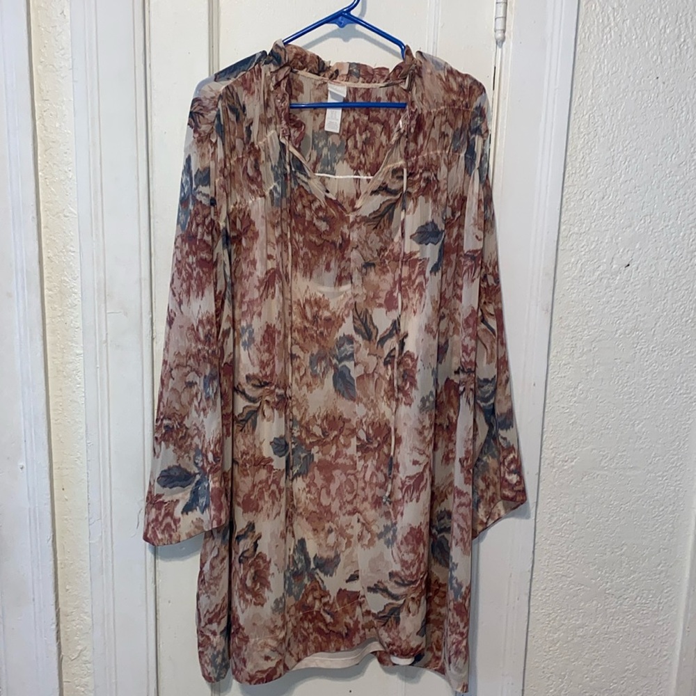 H&M Floral Tunic Dress